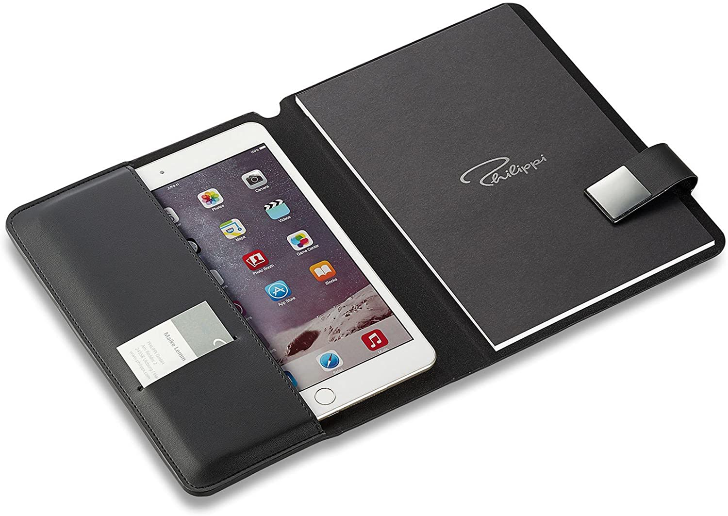 Tom A5 Notebook, M Pu Stainless Steel Magnetic [A]