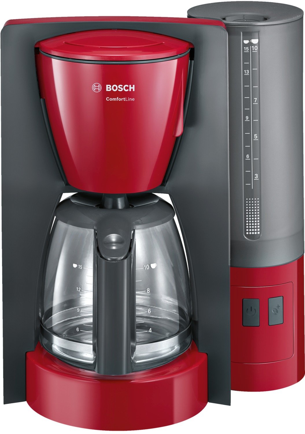 Bosch Comfortline Tka6A044 Coffee Machine, Aroma Protection Glass Jug, Auto