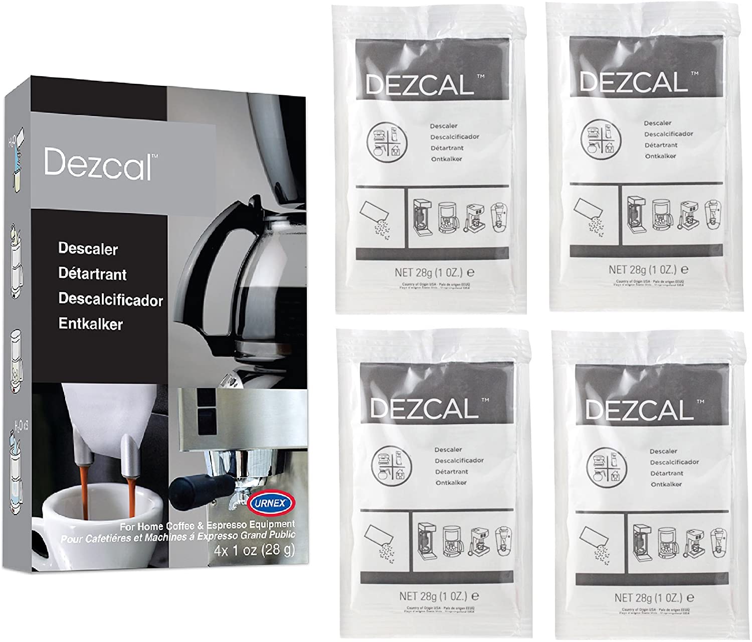 Urnex Dezcal Activated Power Scaler Remover