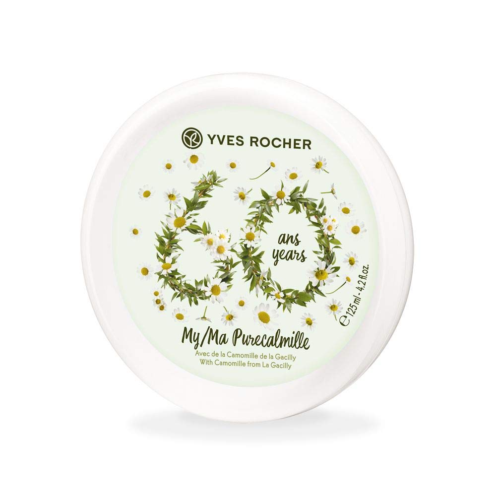 Yves Rocher Pure Calmille Collector Care Cream Face & Body Moisturising Cream with Organic Chamomile, 1 x 125 ml Can