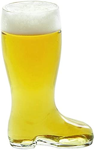Stölzle Lausitz Stolzle Beer Boots Half Litre Glass Beer Boot, Colourless, Pack of 1