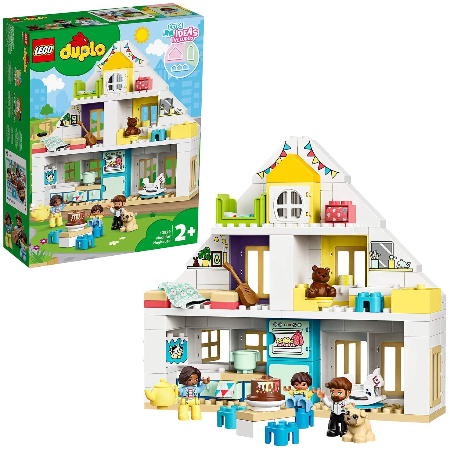 Lego 10929 Duplo 3-In-1 Doll House For Girls And Boys From 2 Years With Fig