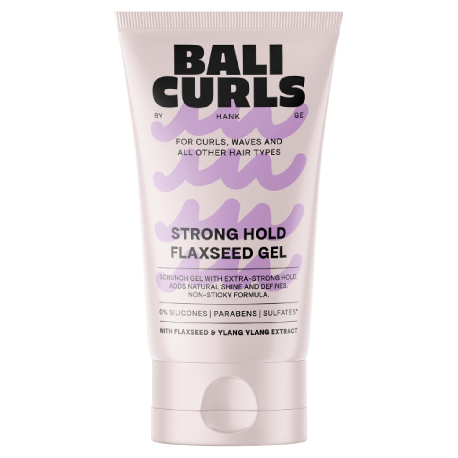 Bali Curls Strong Hold Flaxseed Gel - Extra Strong Scrunch Gel for Defined Curls - Long-lasting Hold & Natural Shine - Suitable for Curly Method - Silicone Free - 150 ml