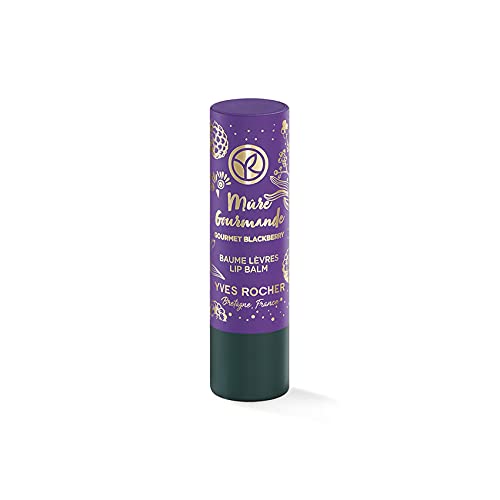 Yves Rocher Festive Collection Nourishing Lip Balm Gourmet Blackberry, a lip balm with the  scent of blackberry for nourished lips, 1 stick 4.8 g
