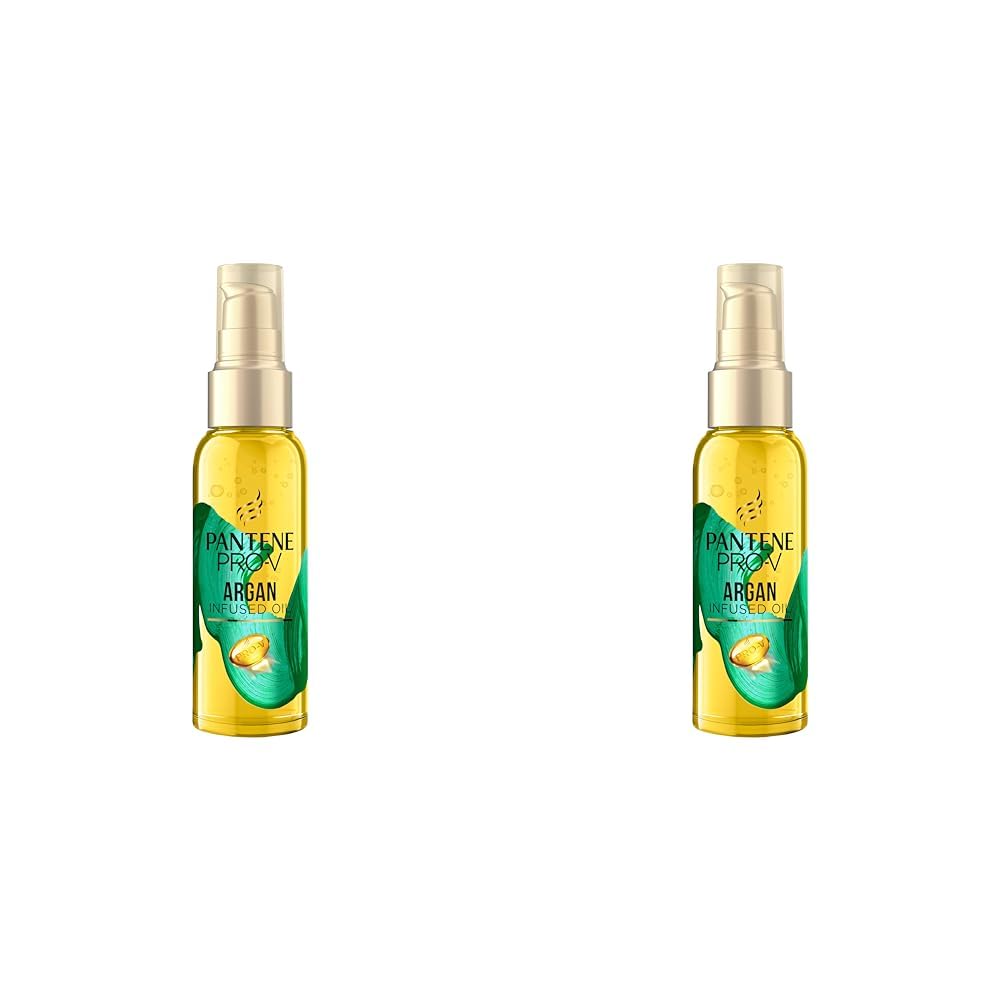 Pantene Pro-V Argan Infused Hair Oil For Unruly Hair 100ml (Pack of 2)