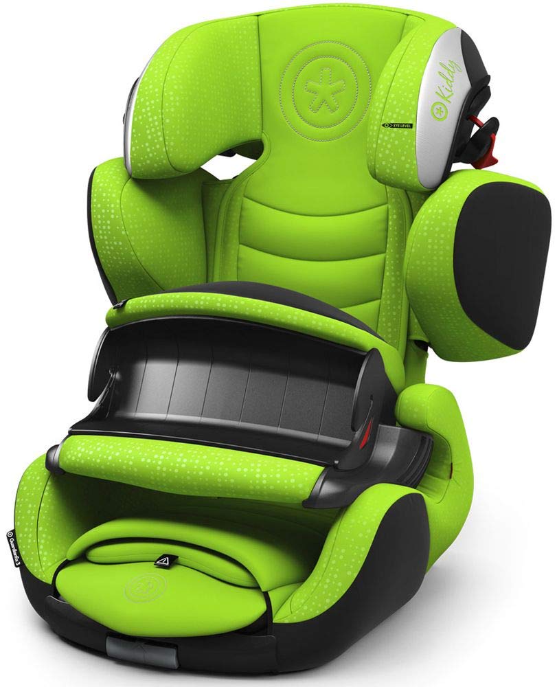 Kiddy Guardianfix 3 | Child Car Seat (Group 1/2/3) (approx. 9 Months to 12 Years) (approx. 9 kg - 36 kg) with Isofix | Collection 2019 | Lizard Green
