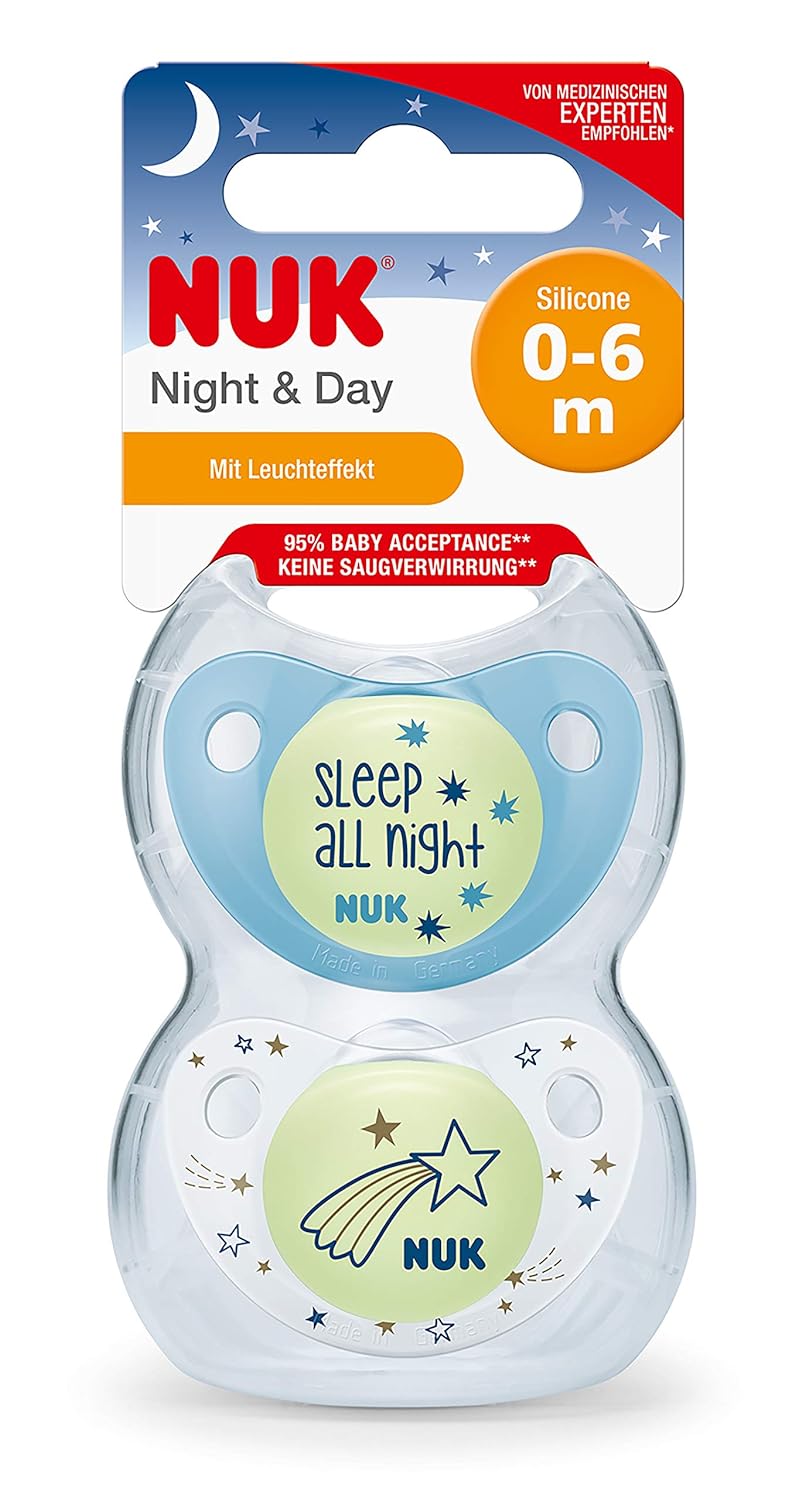 Nuk Trendline Night & Day Dummy with Glow Effect