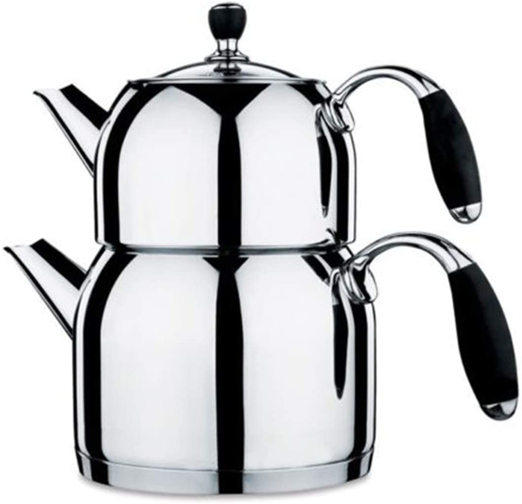 Korkmaz Flora Midi A118 Teapot Black 2.2 Litres