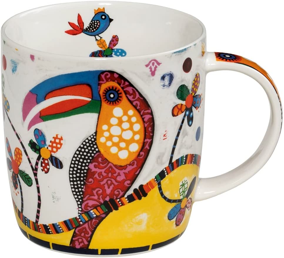 Maxwell & Williams DI0094 Smile Style Tango Porcelain Mug, Multi-Colour, 400 ml, in Gift Box
