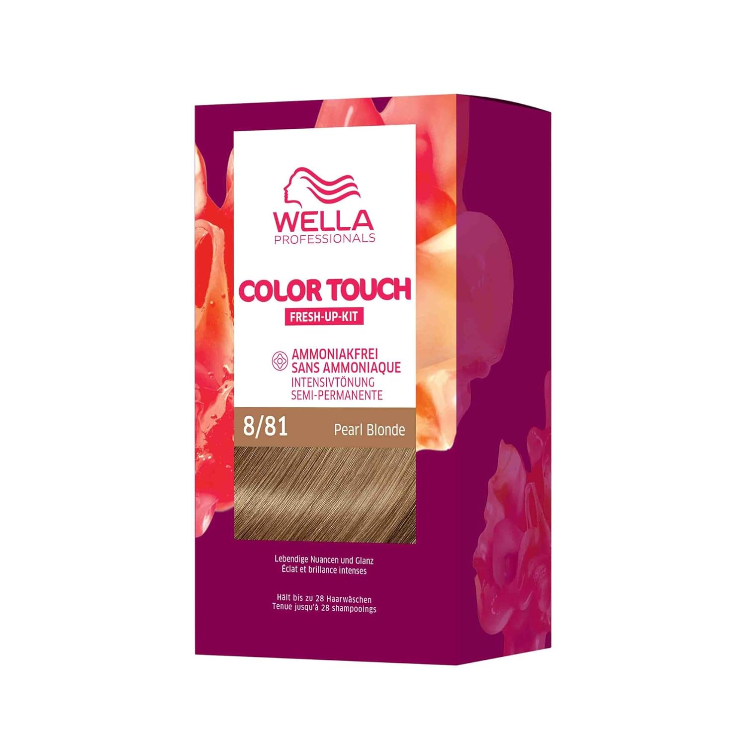 Wella Professionals Color Touch Semi -Permanent Hair Color Without Ammonia - Hair Dye for Color Restoration and Gray Hair Coverage - Root Kit Including Hair Mask