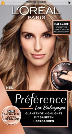 L\'Oréal Paris Préférence Balayage highlights set for dark blond to light brown hair, 1 pc