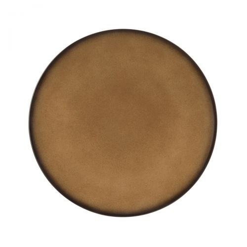 Seltmann Weiden 001.736076 Coup/Flat Plate –  – Porcelain Fine Dining – Caramel – Coup Plate, Diameter 26 cm – M5380