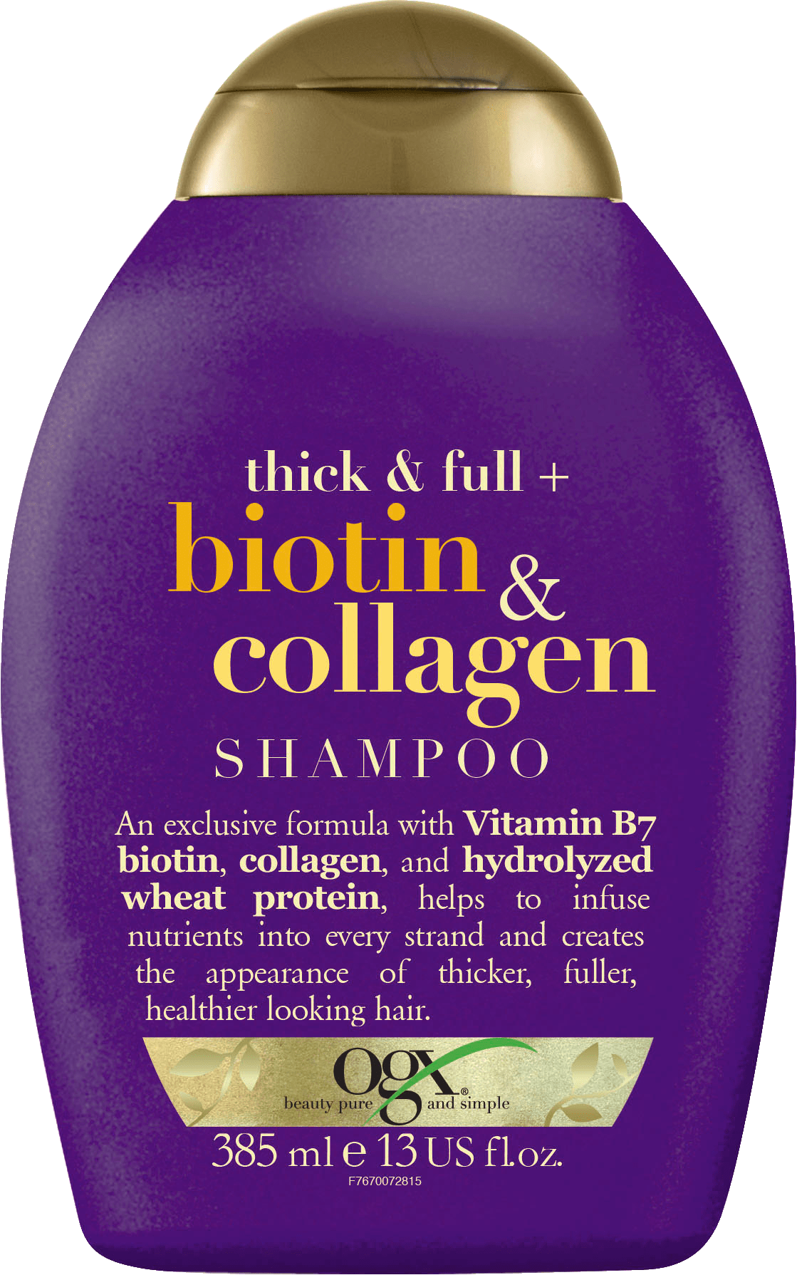 OGX Shampoo Thick&Full Biotin & Collagen, 385 Ml