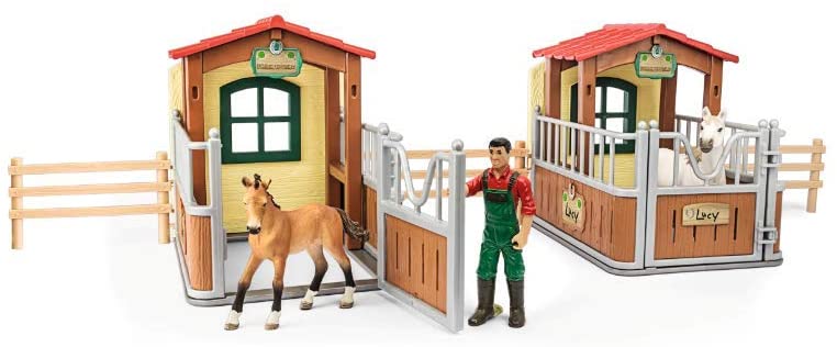 Schleich 72116 Farm World, Visit To The Open Stable.