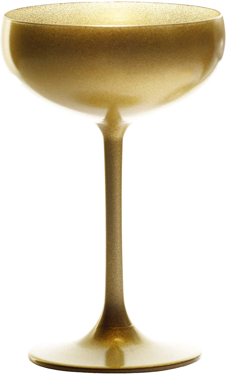 STÖLZLE LAUSITZ Elements Champagne Bowls Gold Set of 6 I Cocktail Bowls Made of High-Quality Crystal Glass 230 ml I Champagne Glasses Set Dishwasher Safe and Shatter-resistant I Coupe Glasses