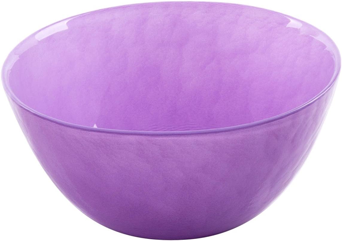 Bohemia Cristal Play of Colors Bowl, Approx. 210 mm in diameter, made of soda-lime sodium
