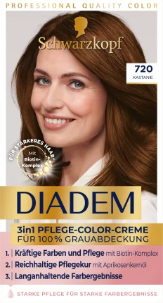 Schwarzkopf Diadem Haarfarbe Kastanie 720, 1 St