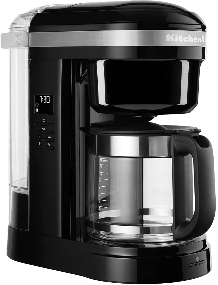 KitchenAid 5KCM1208EOB Drip Coffee Machine Onyx Black 1100 Glass 7 Litres