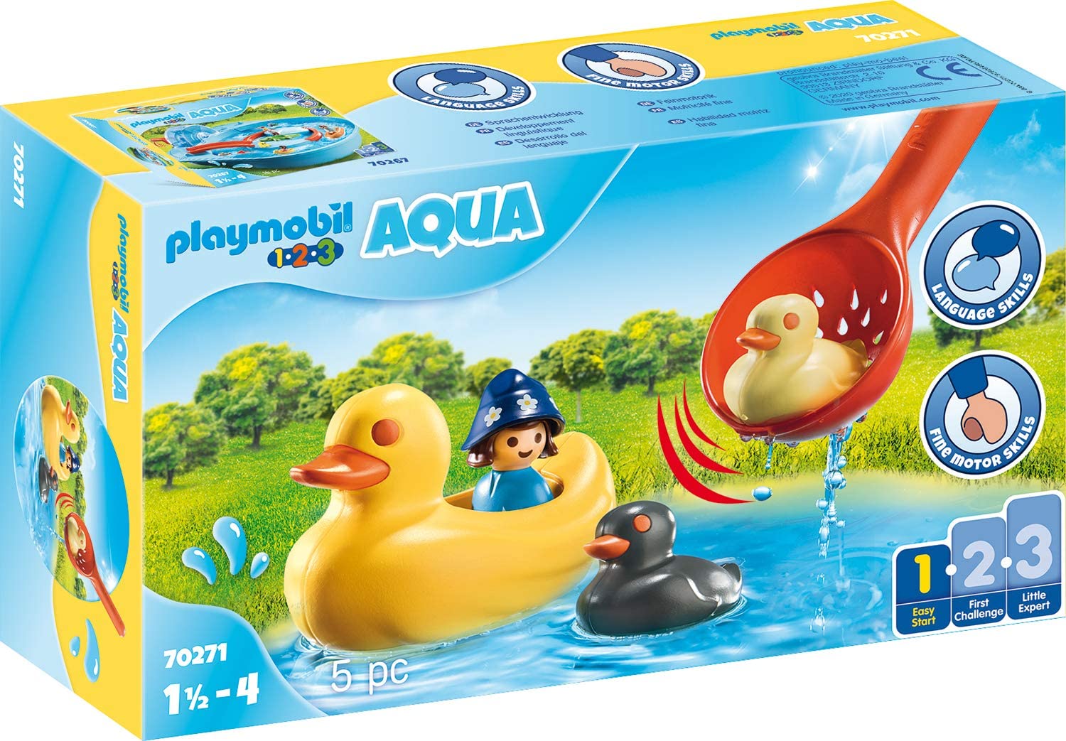 Playmobil 1.2.3 70271 Duck Family From 18 Months