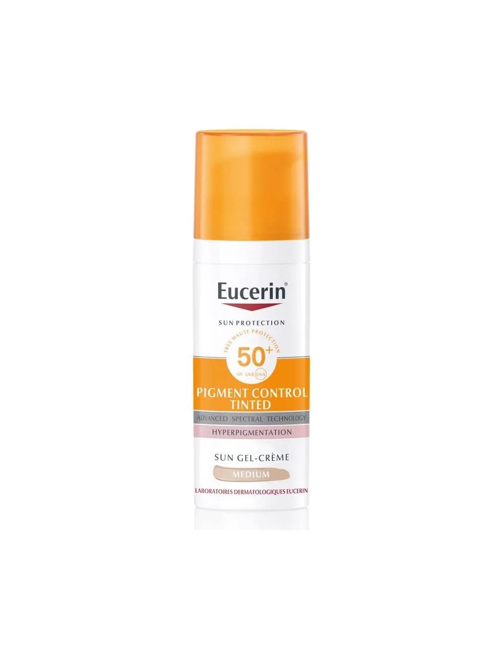 Eucerin Sun Protection Pigment Control Gel Cream Tinted Medium 50ml