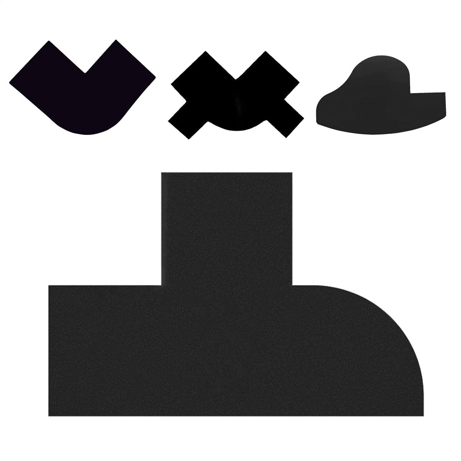 Barber Enhancement Card - Beard Hairline Shaping Guide Card | Enhancements Barber Spray Card | Reusable Beard Enhancing Tool | Colour Spray Edge Hair Liner Card For Barber & Shape