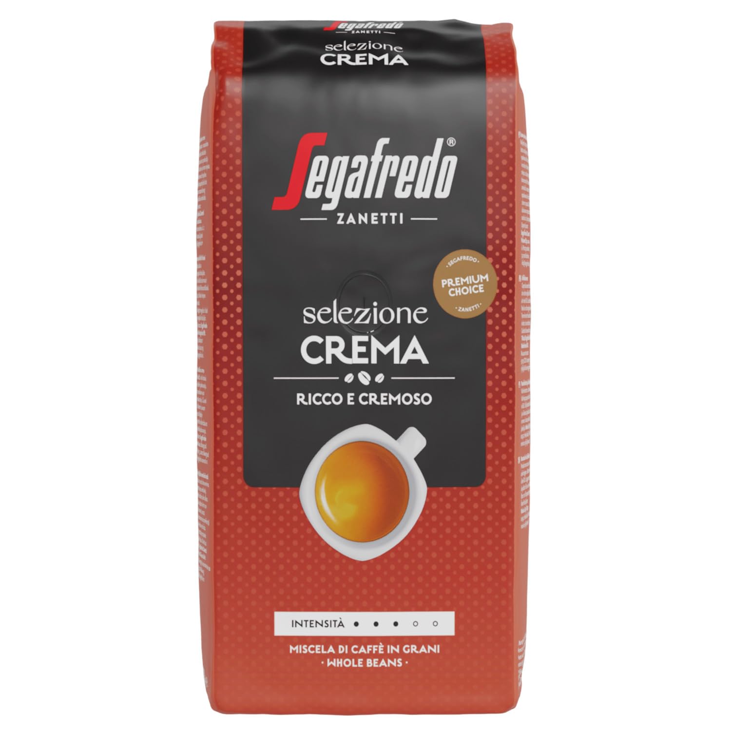 Segafredo Zanetti Selezione Crema Beans, Pack of 6 (1 x 1 kg)