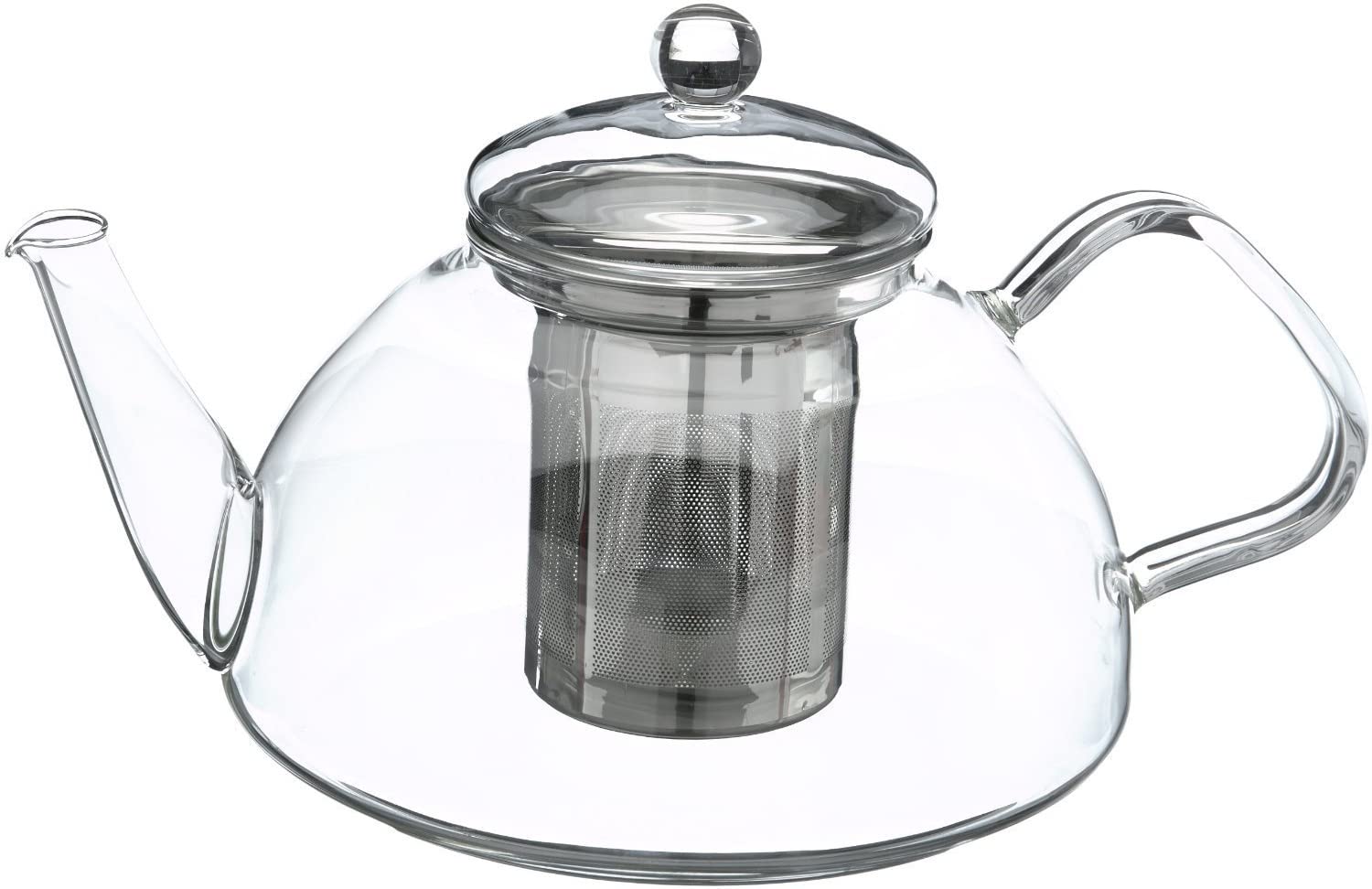 Trendglas Jena Theo Teapot in Traditional Design with Stainless Steel Sieve 1.2 Litre