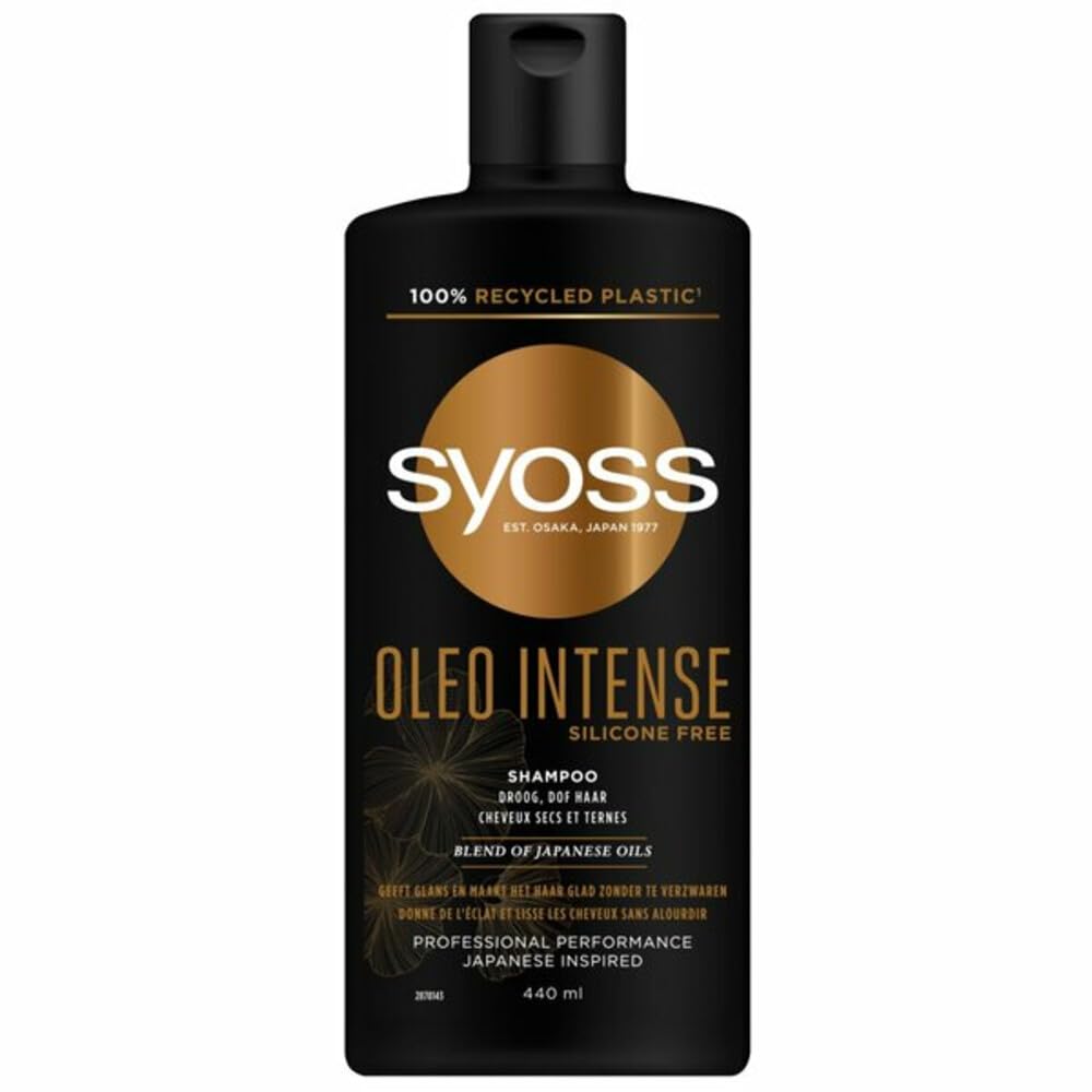 Syoss Oleo Intense Shampoo for Dry and Dull Hair, 440 ml, Pack of 6