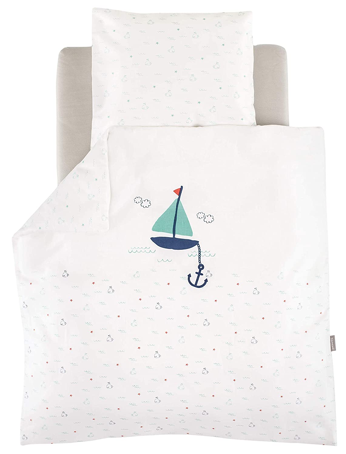 Träumeland TT18503 Ahoi! Bed Linen 80/80 + 35/40 Multi-Coloured