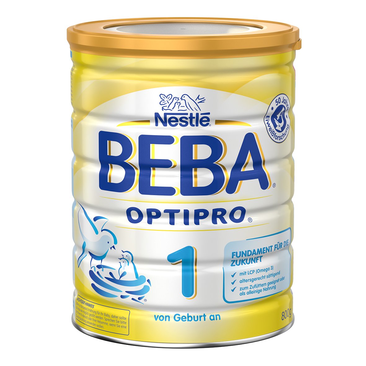 Nestlé Beba Optipro 1 Anfangsmilch, von Geburt an, Pulver, 800 g