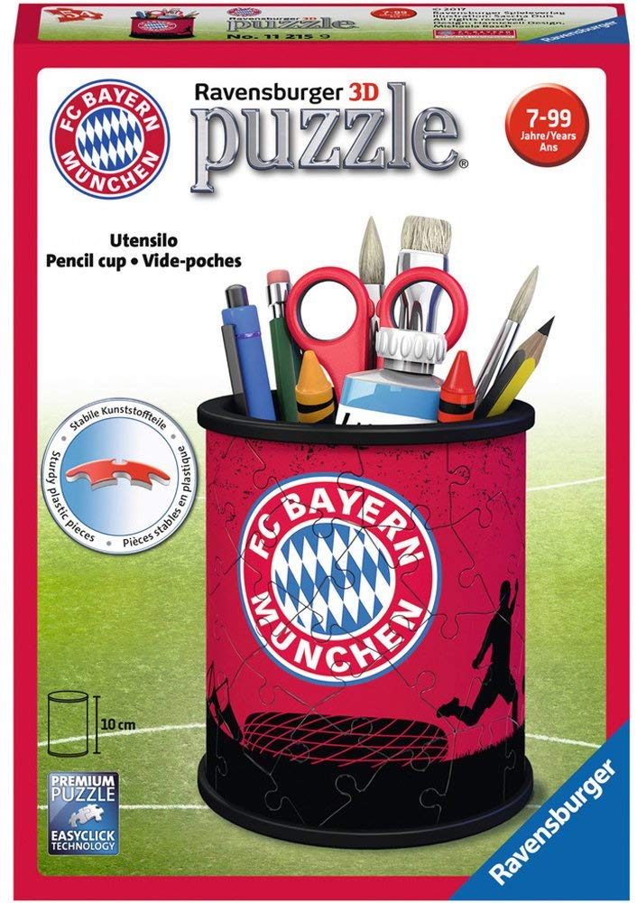 Ravensburger 11215 Utensilo: Fc Bayern 3D Puzzle