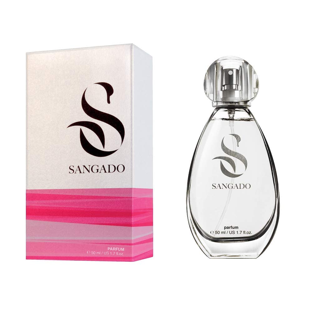 Sangado Gardenia and Musk Perfume for Women, 8-10 Hours Long-Lasting, Luxuriously Fragrance, Floral Chypre, Delicate French Essences, Extra Concentrated (Perfume), 50 ml