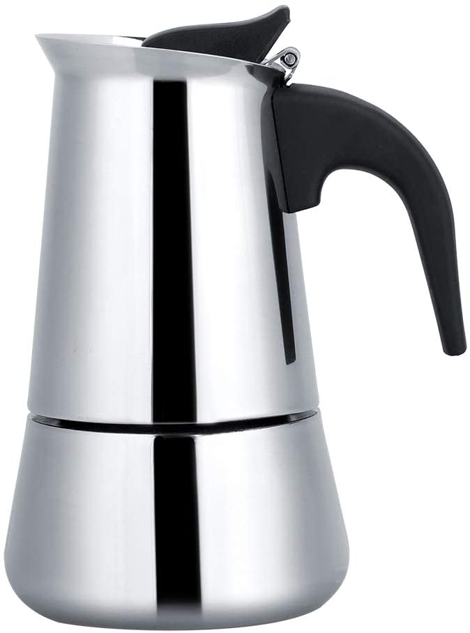 Hakeeta Portable Stainless Steel Coffee Pot 100ml/200ml/300ml/450ml A Variety Of Capacity Options Without Plug (450ml)