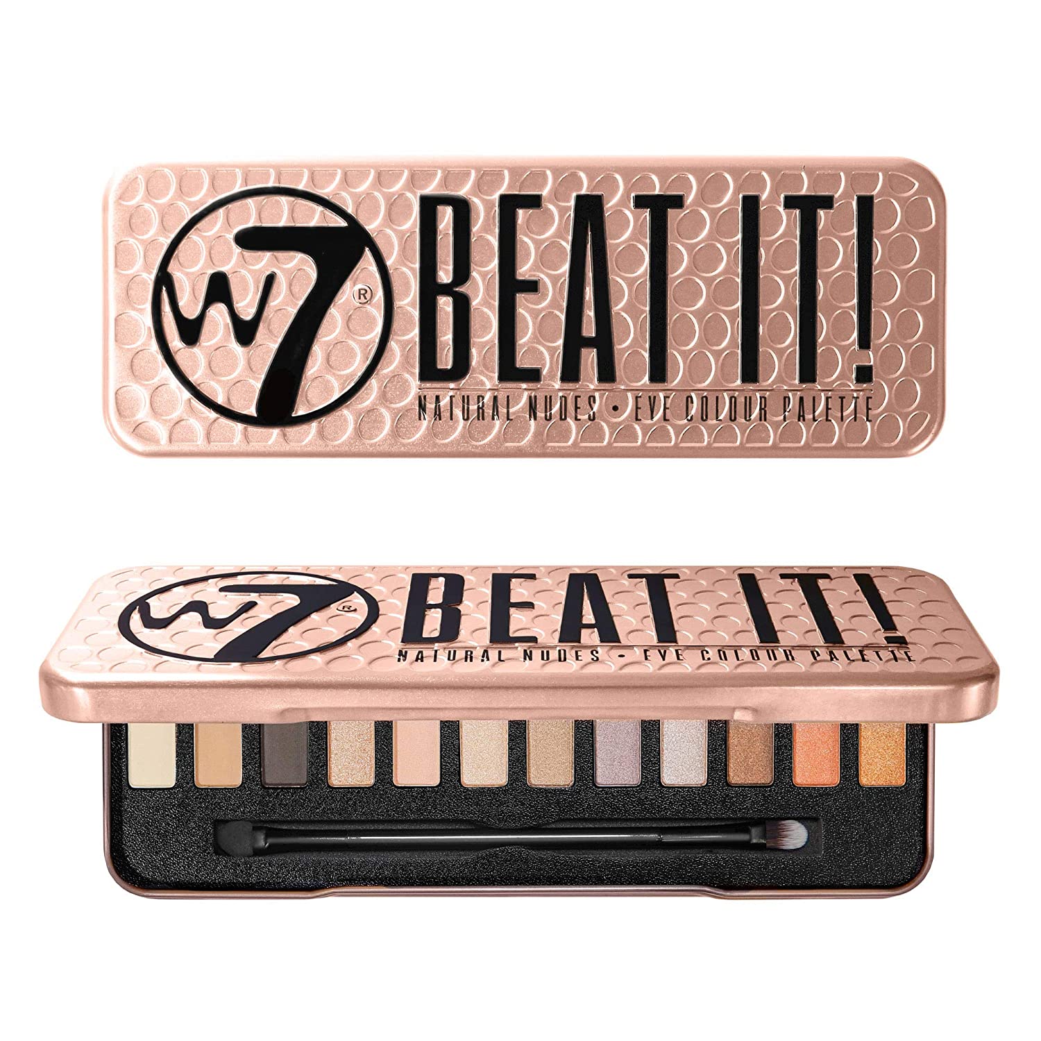 W7 Beat It! Natural Nudes Eye Colour Palette 172 g, ‎mixed