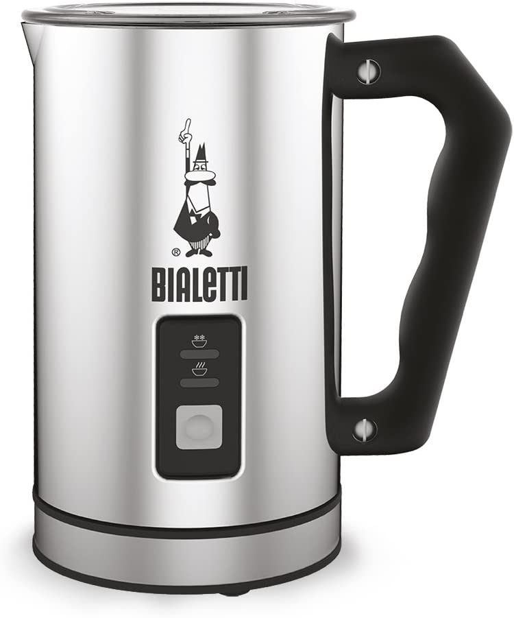 Bialetti Aluiminum Electric Milk Frother, Silver