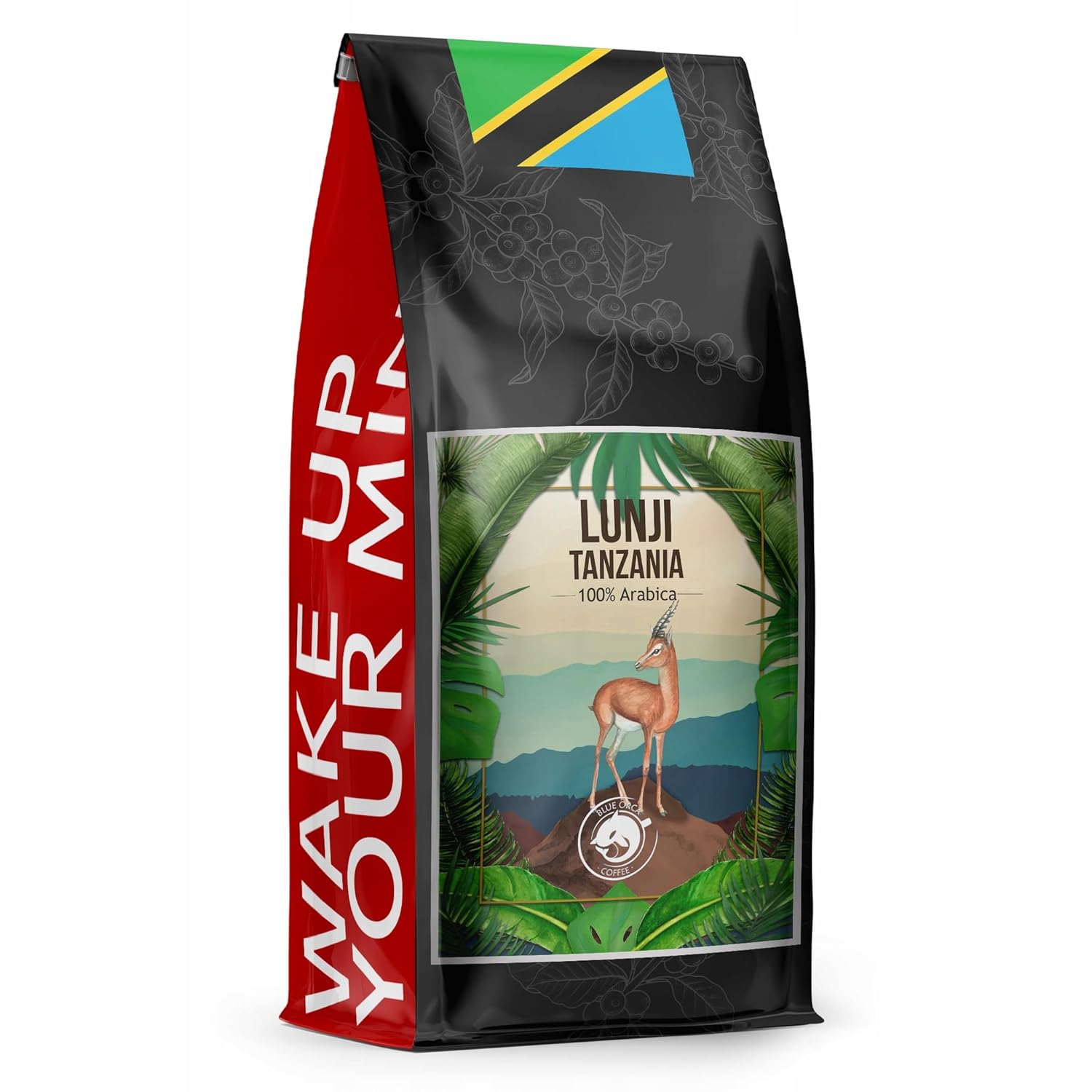 Blue Orca Coffee - TANZANIA LUNJI - Specialty Kaffeebohnen aus Tansania Lunji - Single Origin - SCA 82 Punkte, 1 kg
