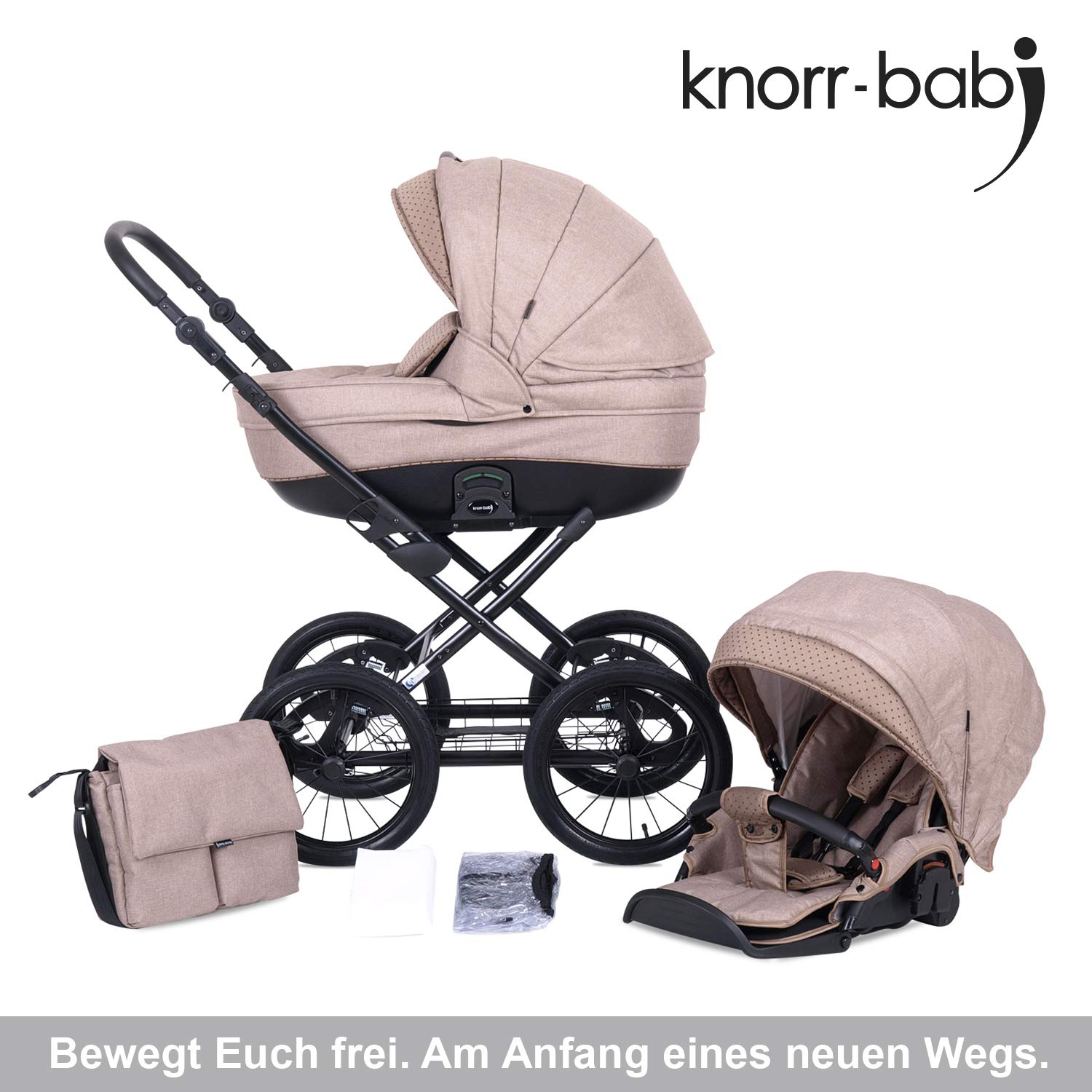 Knorr-Baby Kreta 3620-01 Combination Pushchair