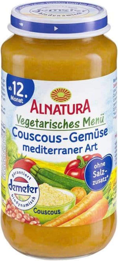 Alnatura Vegetarisches Menü Couscous-Gemüse mediterraner Art, 1 x 250 g