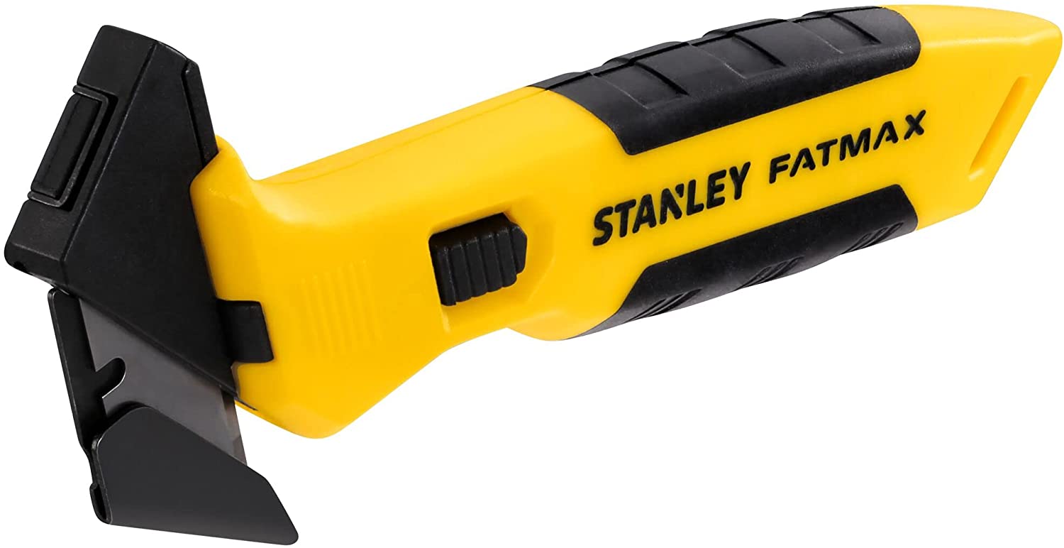 Stanley FatMax FMHT10373-0 Foil Cutter with Interchangeable Blade, Rubberised Comfort Grip, Metal Tape Separator with Holding Eyelet, Pack of 1