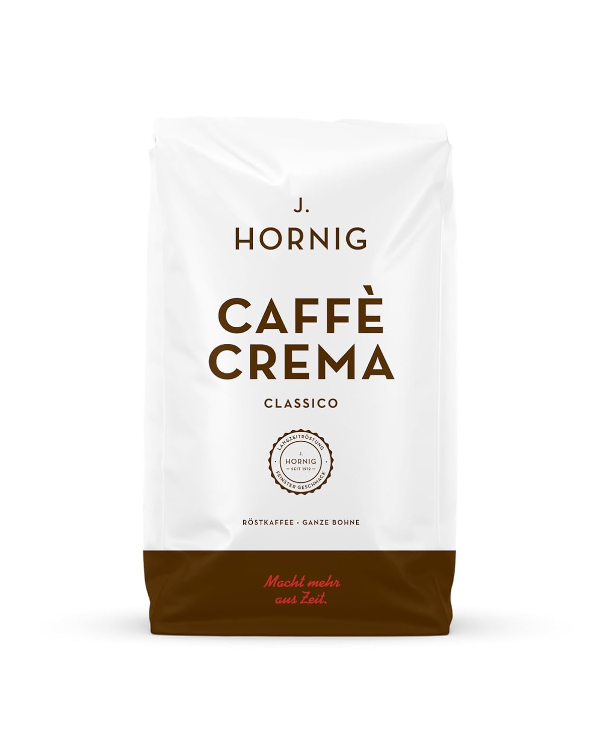 J. Hornig Espresso Coffee Beans, Caffè Crema Classico 500 g Whole Beans, Nutty Chocolate Flavor, for Fully Automatic Machines, Portafilter Machine and Espresso Maker