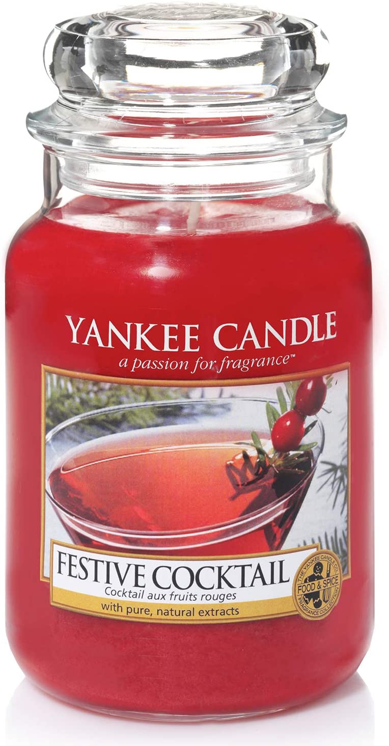 Yankee Candle Festive Cocktail Large Glass Candle