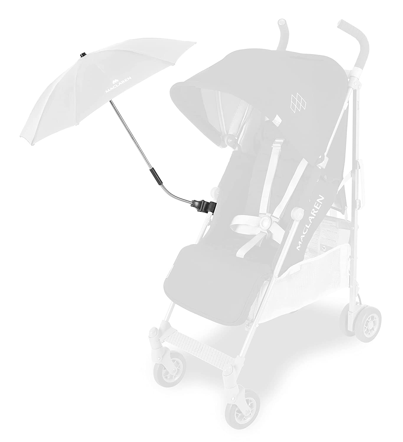 Maclaren PARASOL - Buggy accessories to protect you from the harsh sun\'s rays UPF50+ The sun shade easily attaches to the frame of all Maclaren and most other brands