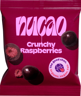 Chocolate fruits Crunchy Raspberries, raspberries with chocolate, 50 g