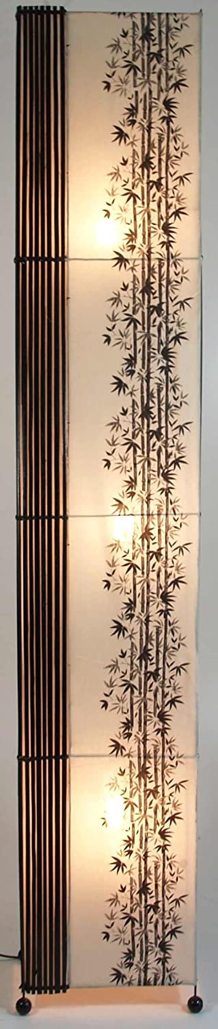 Guru-Shop Floor Lamp / Floor Lamp In Bali Handmade From Natural Material Co