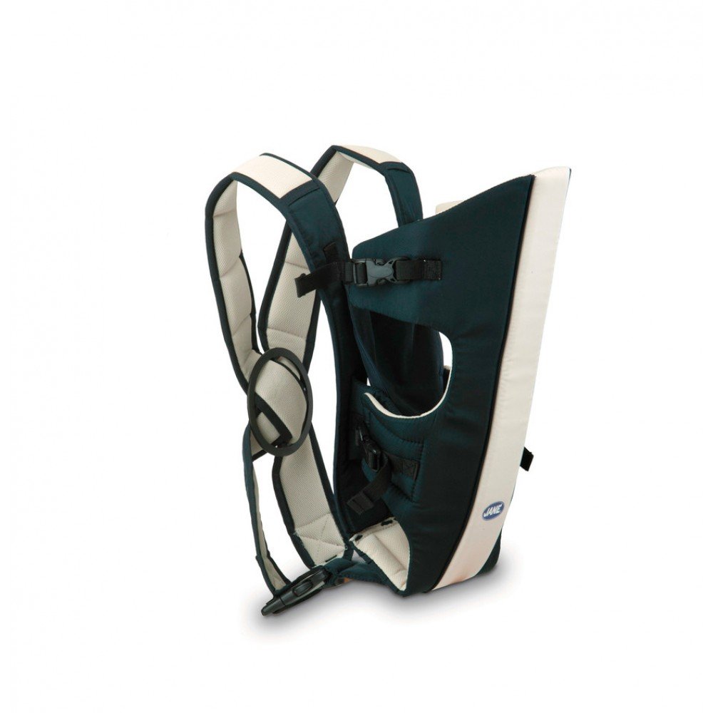 Jane Jané 060242 S87 Dual Baby Carrier Suitable from Birth to 9 kg with Removable Bib Colour: Dark Blue and White, Multicoloured
