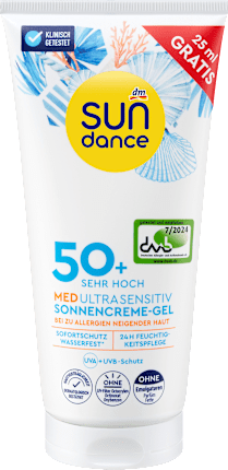 Sunscreen Gel MED ultra sensitive SPF 50+, overfill, 175 ml