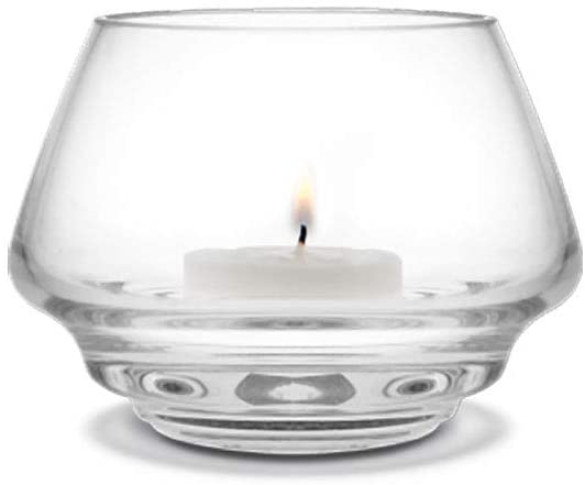 Holmegaard Candle holder 10.4 x 10.4 x 8.2 transparent