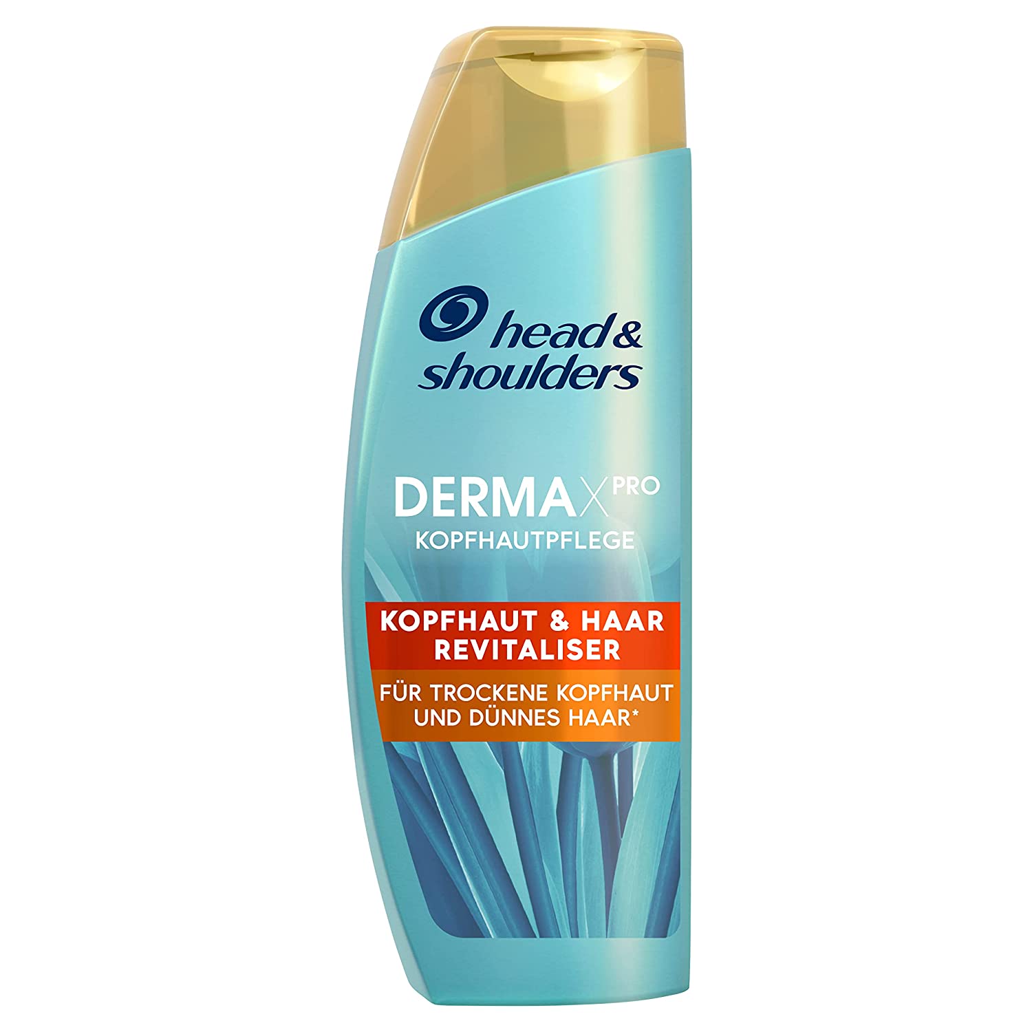 head&shoulders Head & Shoulders Dermaxpro Revitaliser, Anti-Dandruff Shampoo | Supports Hair Growth | 225 ml, ‎blue