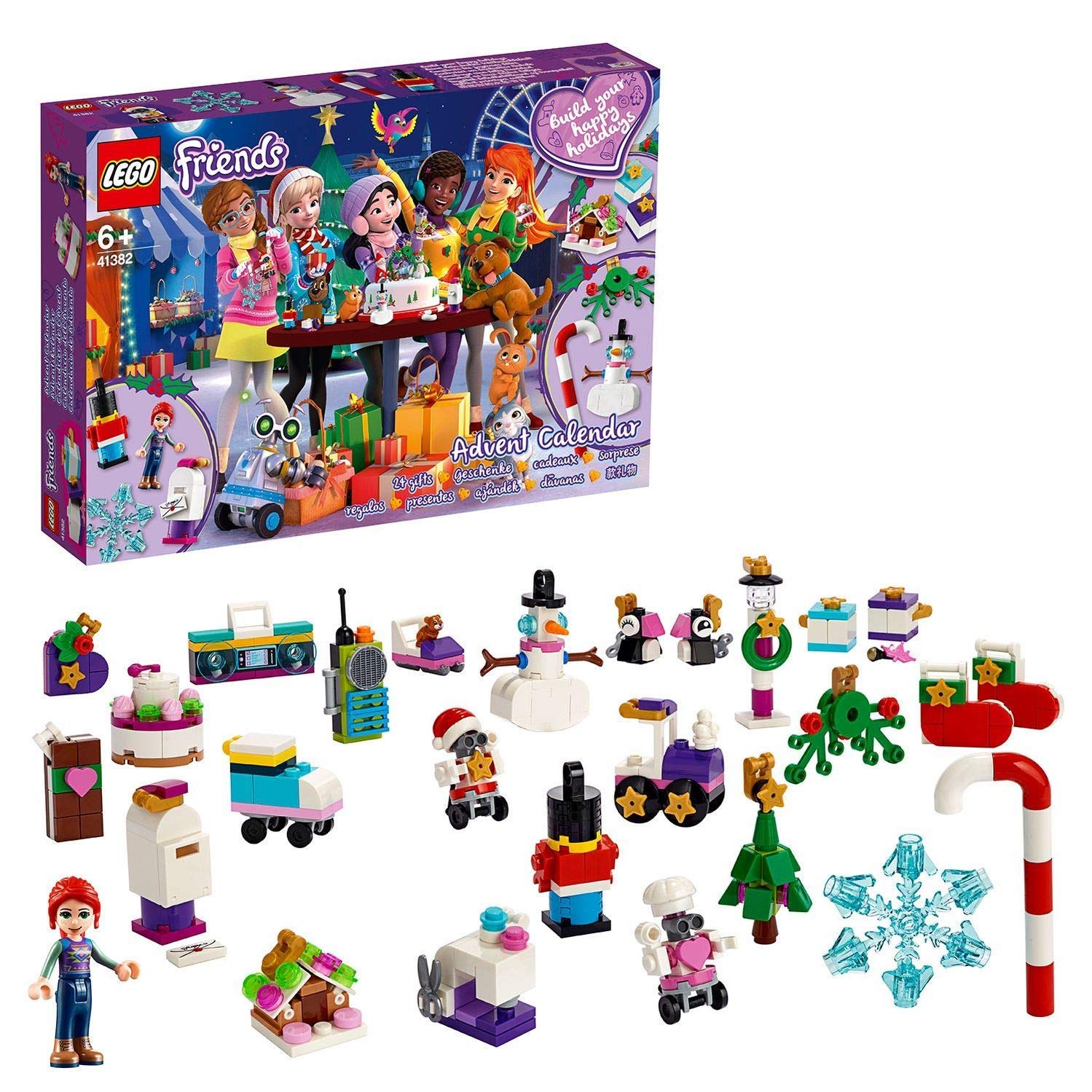 Lego 41382 Friends Advent Calendar, Construction Kit, Multi-Coloured