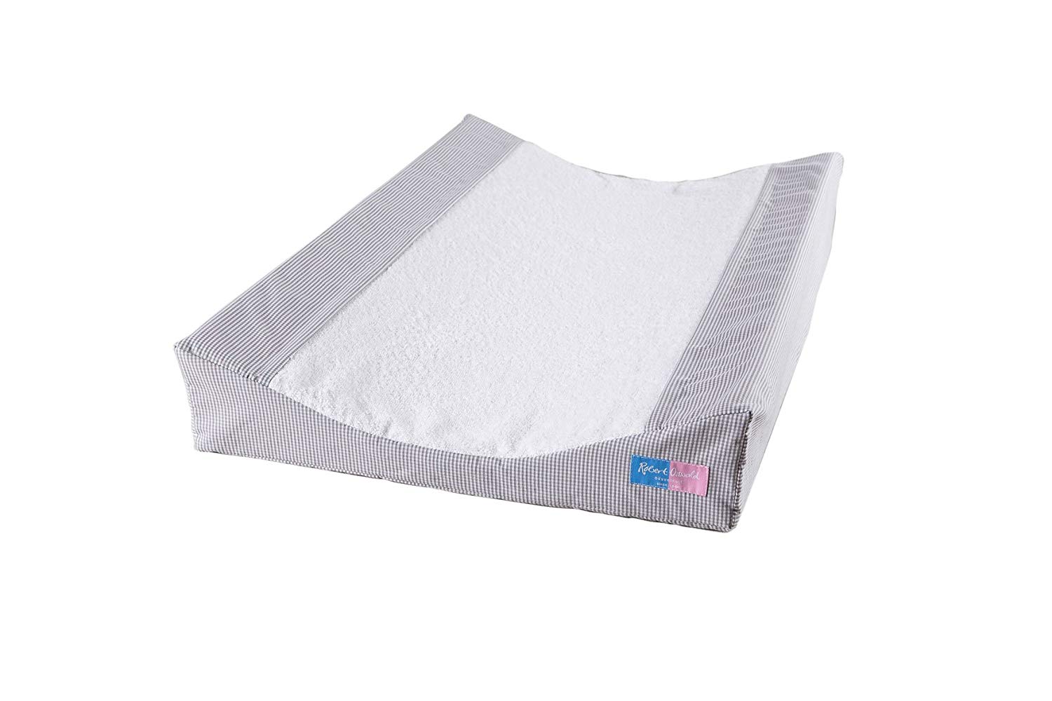 Robert Osswald 1.4.1.3.1.1-K05-11 Changing Mat with 2 Wedge Recess and Terry Cloth Cover and Inlet 45 cm x 70 cm Blue